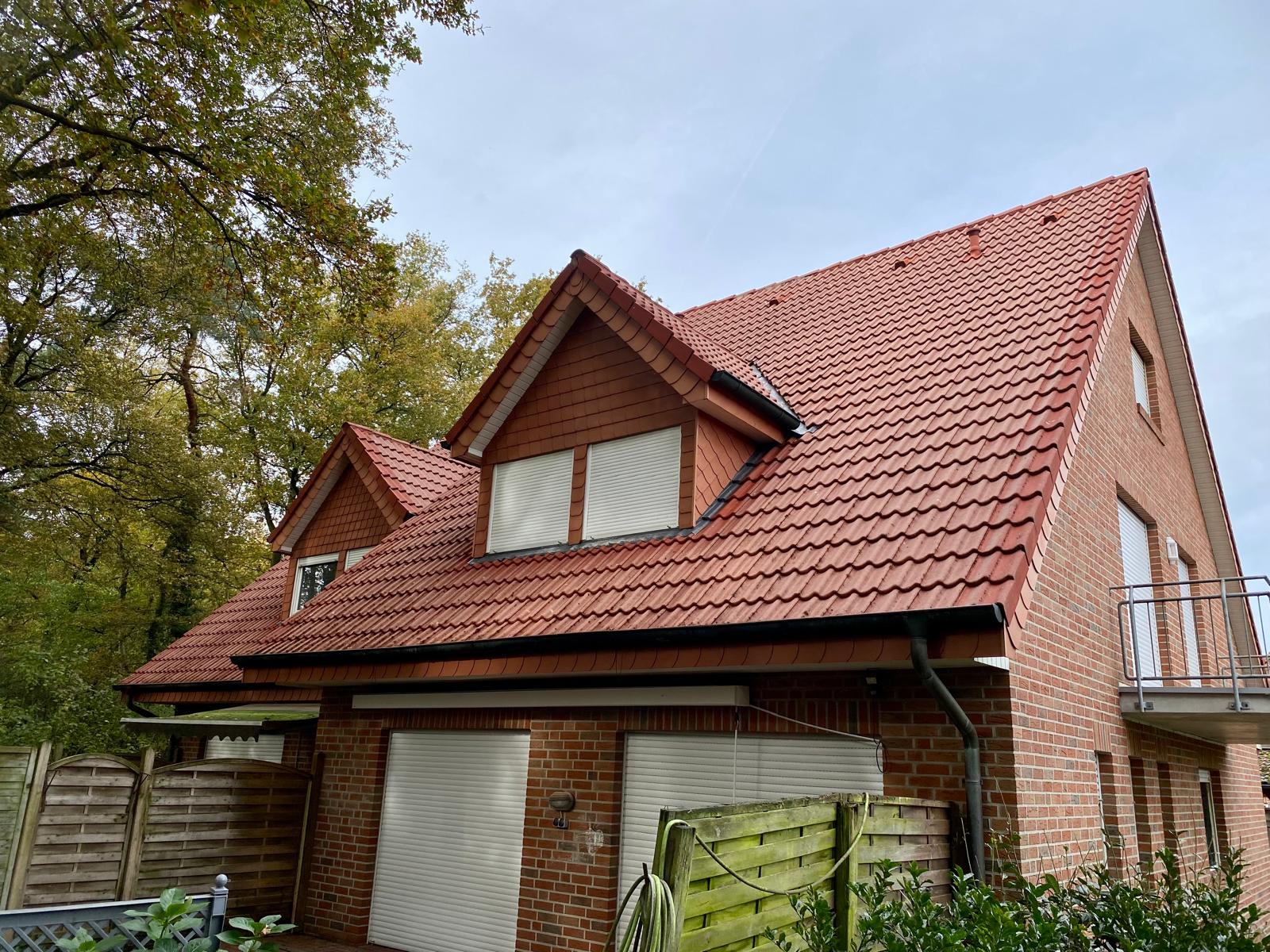 Sauberes Dach nach der Behandlung mit Langzeitschutz.